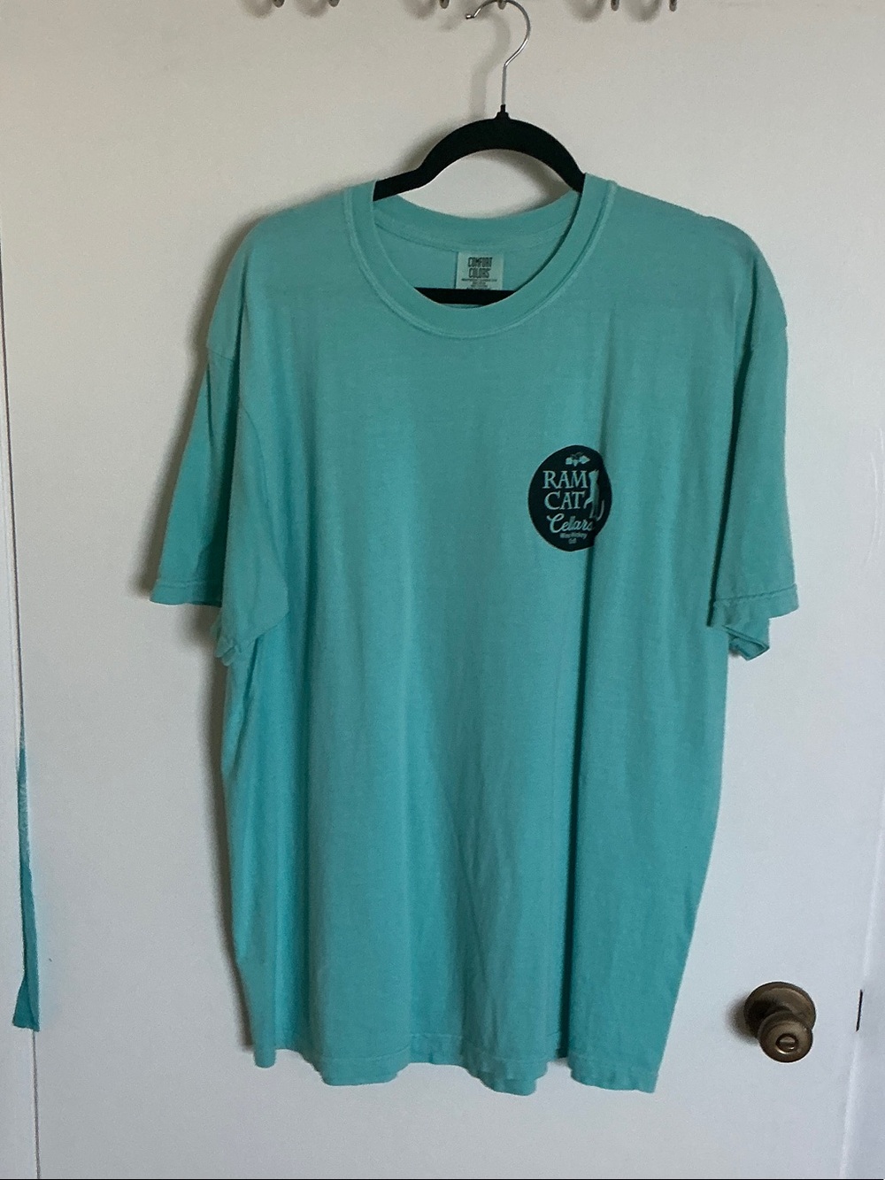 Unisex Ram Cat Cellars Short-Sleeve Tee in Teal